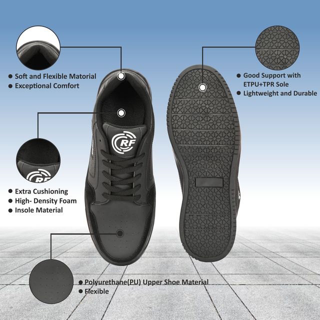 Raysfield Urban Classic Black Sneakers