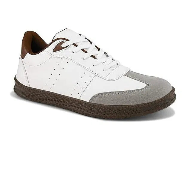 Urban Classic Contrast Sneakers – White &amp; Grey