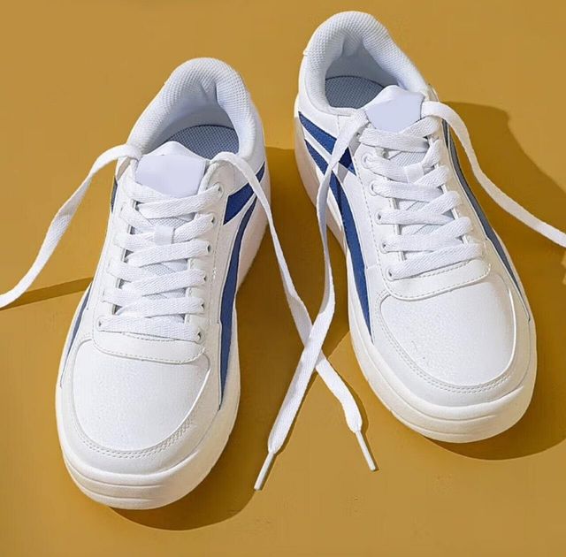Urban Sneakers – White & Sky Blue