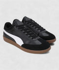 StreetFlex Black Classic Stripe Sneakers